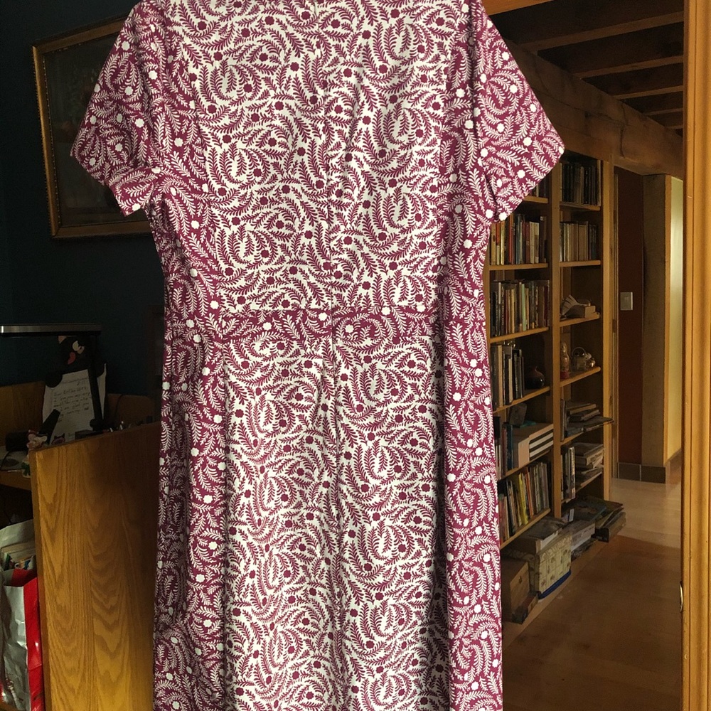 Boden summer printed dress, 14US